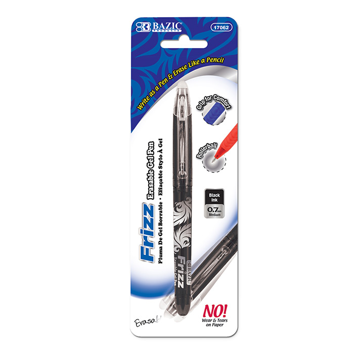 BAZIC FRIZZ BLACK ERASE PENS