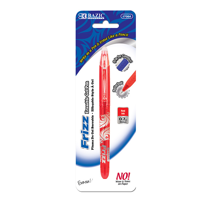 BAZIC FRIZZ RED ERASE PENS