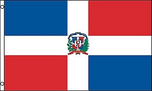 3X5 FLAG - DOMINICAN REPUBLIC