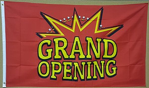 3X5 FLAG - GRAND OPENING