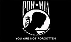 3X5 FLAG - POW-MIA