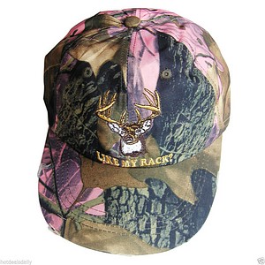 BALL CAP - LIKE MY RACK? - PINK CAMO