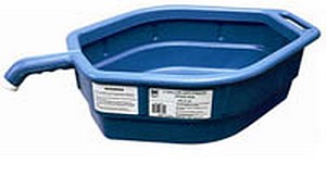 5 GAL OPEN TOP DRAIN PAN BLUE