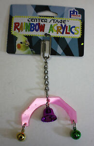 BIRD TOY *PINK* ARCH