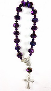 DEEP PURPLE CRYSTAL POCKET RO