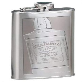 JACK DANIELS BOTTLE LOGO BOOT FLASK