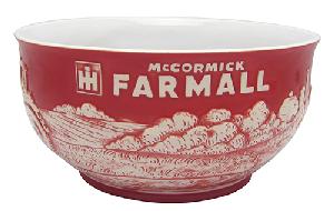 LARGE STONEWARE FARMALL BOWL