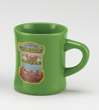 JOHN DEERE GREEN DINER MUG