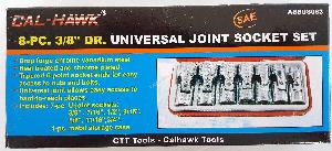 UNIVERSAL JOINTS - 8PC 3/8 INCH DRIVE - SAE