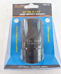 3/4 DRIVE 1 1/8 INCH CR-MO DEEP IMPACT SOCKET