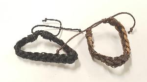 BRACELETS-LEATHER TWIST