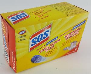 4 COUNT REGULAR SOS SOAP PADS