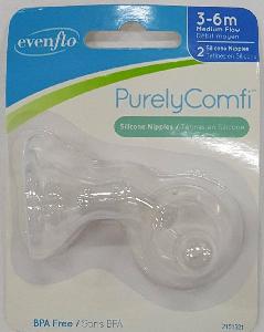 PURELY COMFI NIPPLE MED 2PC