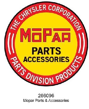 DOMED METAL SIGN - 15 INCH - MOPAR PARTS