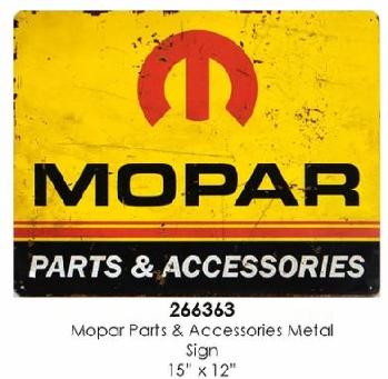 METAL SIGN - MOPAR PARTS