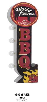 OFF THE WALL DECORATIVE LAMP - WORLD FAMOUS BBQ