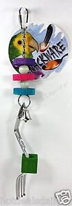 SNACKWARE FRUIT VEGGIE FORK BIRD TOY