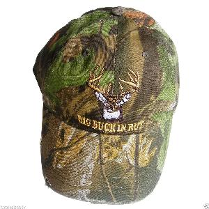 BALL CAP - BIG BUCK IN RUT - CAMO