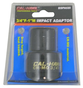 3/4 TO 1 CR-MO IMPACT ADAPTER