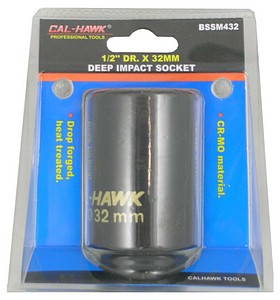 1/2 INCH  DRIVE 32MM CR-MO DEEP IMPACT SOCKET