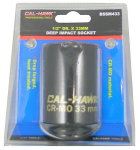 1/2 INCH DRIVE 33MM CR-MO DEEP IMPACT SOCKET