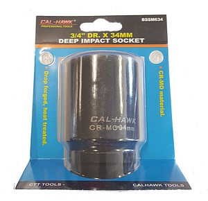 3/4 INCH DRIVE 34MM CR-MO DEEP IMPACT SOCKET