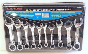 10PC STUBBY COMBO WRENC