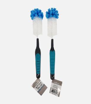 TPR BRISTLE & SPONGE BOTTLE BRUSH WITH SOFT GRIP HANDLE