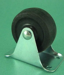 2 INCH  RUBBER CASTER WHEEL - SWIVEL