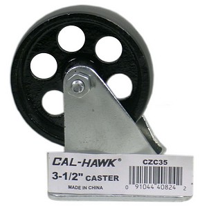 3-1/2 INCH METAL CASTER WHEEL / SWIVEL