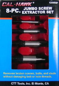 8PC JUMBO SCREW EXRACTOR SET