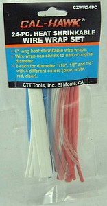 24PC COLOR HEAT SHRINK TUBING