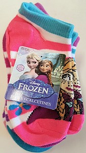 FROZEN 6PK 4-6 ANKLE SOCKS