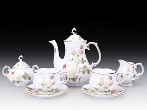 MINIATURE TEA SET BUTTERFLY