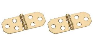 3/4 X 1-13/16 DECO HINGE BRASS