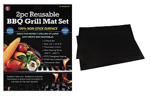 2PC BBQ GRILL MAT