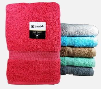 BRIGHT TOWEL - ASSORTED COLORS - 27 INCH X 53 INCH