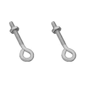 2PK 3/16X2 EYE BOLTS STAINLESS