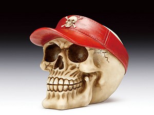 SKULL W/VISOR