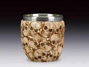 SKULLS CUP STAINLESS STEEL