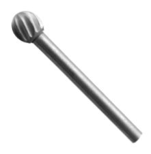 BALL STYLE STEEL ROTARY FILE - 1/8 SHANK