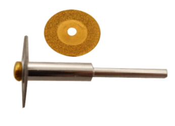 2PC DIAMOND COATED WHEEL CUTTER - 1/8 SHANK