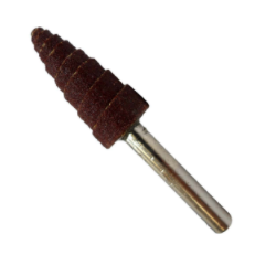 1/4 SHANK CONE SHAPED SANDING DRUM