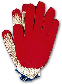 STING KNIT RED PALM GLOVE