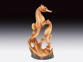 SEAHORSES, WOOD-LIKE