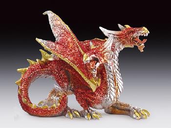 TWO HEADED RED DRAGON