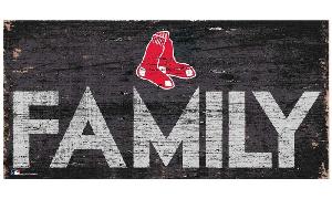 RED SOX FAMILY WOODEN SIGN