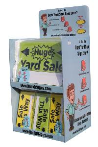 YARD SALE SIGN KIT #1 66 LARGE AND 120 SMALL