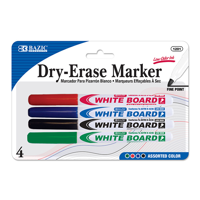 Bazic Dry Erase Set Whiteboard Marker