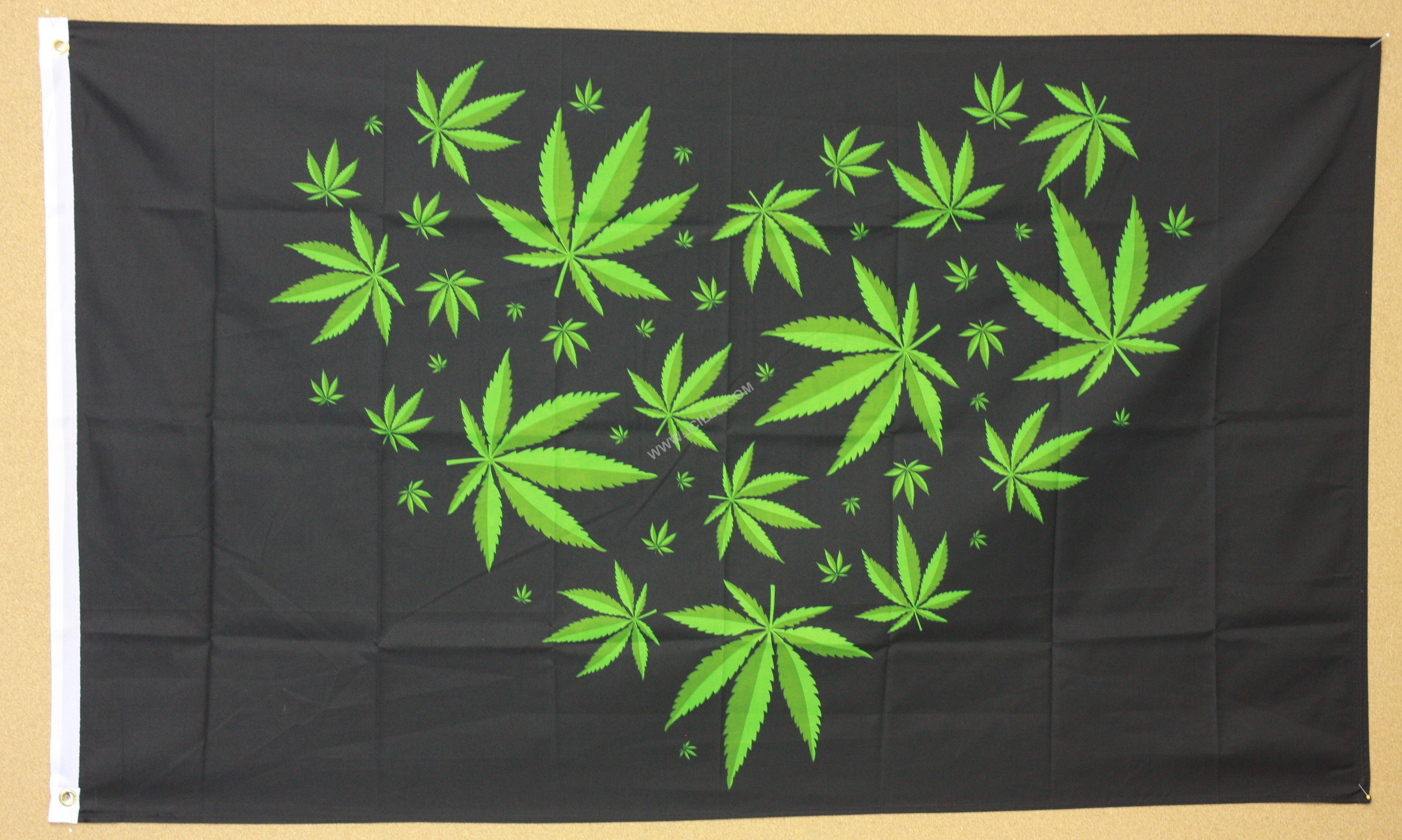 3X5 FLAG - MARIJUANA LOVE, Giftware Flags 3'x5' Polyester Flags Novelty ...